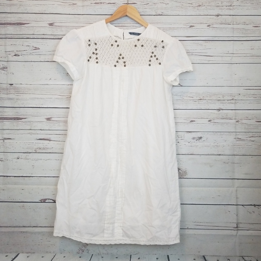 🎈Sale🎈Zara TRF white sheer tunic dress